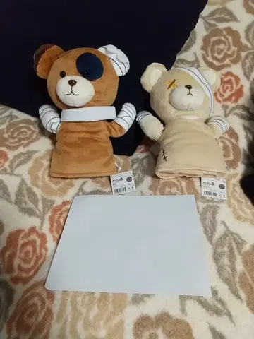 걸즈&판처 미호&아리스 보코 퍼펫 2개&엽서 세트