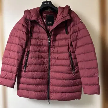DUNO 버건디 다운 자켓