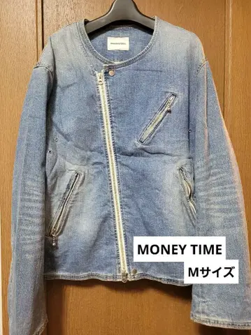 monkey time 데님 자켓 라이더스 인디고 M 사이즈