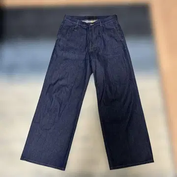 th products studios 별주 와이드 스트레이트 데님 인디고