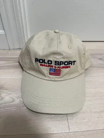 Polo Sport 베이지 캡