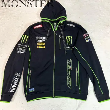 레어 Monster TECH3 YAMAHA motoGP 지퍼 후드티