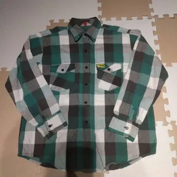 프로스트프루프 FROST PROOF 플란넬 셔츠 블록 체크 80s