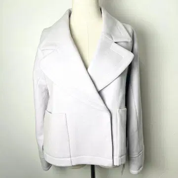 새상품 아쿠아걸 연보라 울 혼방 숏코트 S 월드