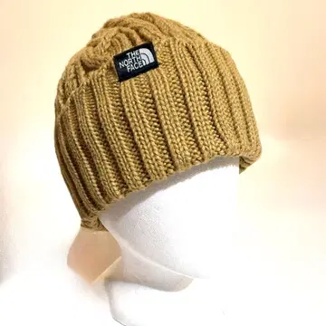 THE NORTH FACE 베이지 니트 모자 택 포함