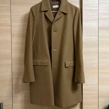 DRIES VAN NOTEN 카멜 체스터 코트