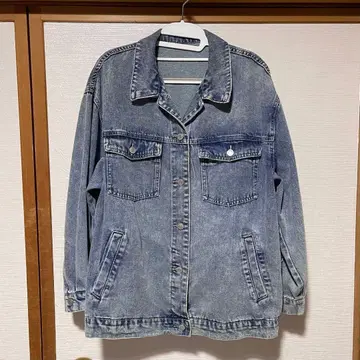 미사용 새상품 데님 자켓 블루 F 사이즈