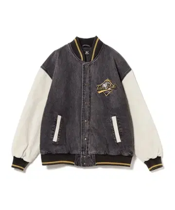 PATTA / Homerun Denim Varsity Jacket