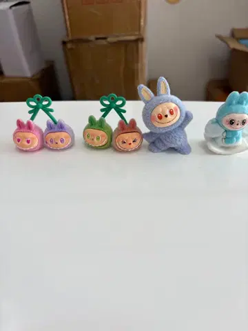 러브부 캐릭터 피규어 체리 러브부 4개 세트
