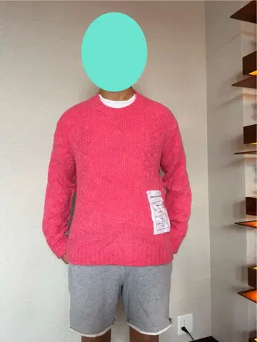 AMARANTO 크루넥 니트 스웨터