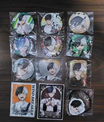 WIND BREAKER 윈브레 캔뱃지 아크릴 스탠드 등 12점