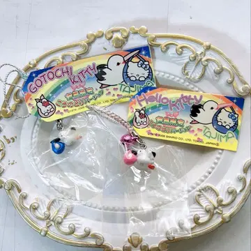 효고 고토치 헬로키티 스트랩 타지마 한정판 코우노토리 버전 뿌리
