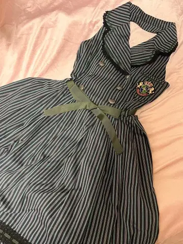 ALICE and the PIRATES 레지멘탈 JSK 블랙 x 그린