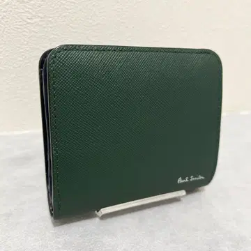 [ 새상품급 ] Paul Smith 접이식 지갑 L자 지퍼 그린