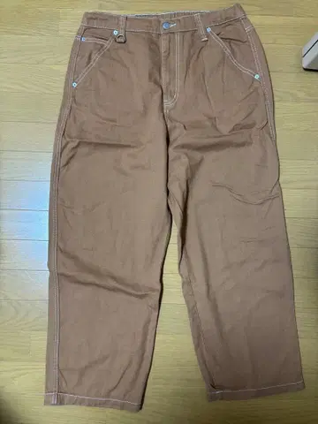 브라운 페인터 팬츠
