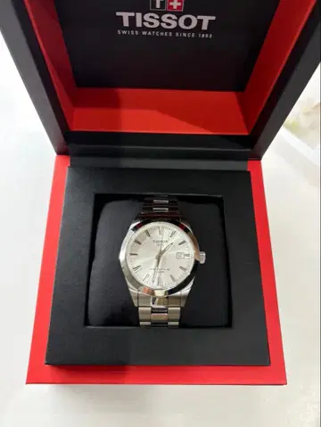 TISSOT 남성용 젠틀맨 파워매틱 80 오토매틱 손목시계
