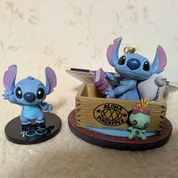 디즈니 스토어 크리스마스 오너먼트 릴로와 스티치 스크럼프