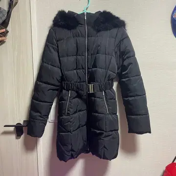 INGNI 블랙 다운 자켓 퍼 포함