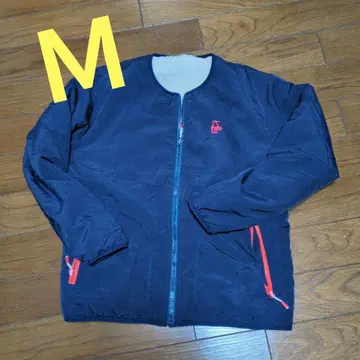 [ 컨디션 최상 ] 참스 엘모 플리스 리버서블 블루종 M