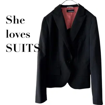 씨러브 수트 테일러드 자켓 블랙 S 상당 포멀 취업활동