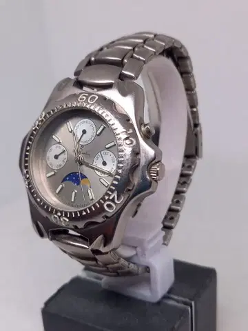 쿼츠 손목시계 월령 표시 트리플 달력 문 다이버