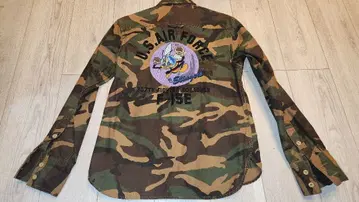 새상품급 휴스턴 카모플라쥬 셔츠 군대 밀리터리 카모플라주