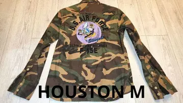 새상품급 휴스턴 카모플라쥬 셔츠 군대 밀리터리 카모플라주