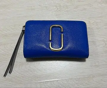 마크제이콥스 접이식 지갑 블루