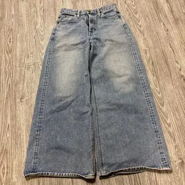 URBAN RESEARCH DOORS 별주 Lee 와이드 데님 스카이블루