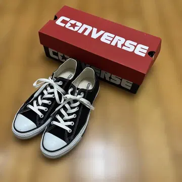 CONVERSE CANVAS ALL STAR OX 블랙