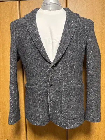 EPOCA 에포카 그레이 울 혼방 테일러드 자켓 새상품급