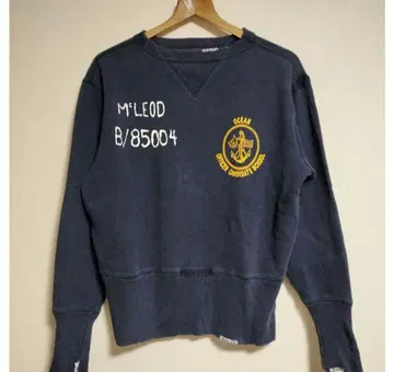 Champion 란택 복각 양V 맨투맨 데미지 리페어