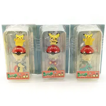당시물 미개봉 포켓몬스터 미니 풍경 3종 피츄 피카츄 레트로