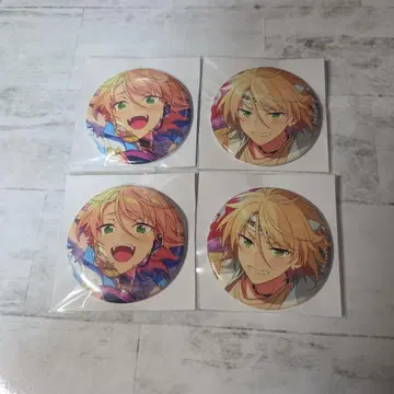 앙스타 시라토리 아이라 이베코레 캔뱃지 4개 세트