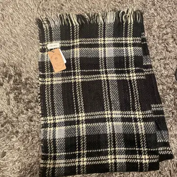 C'est doux 체크 무늬 머플러