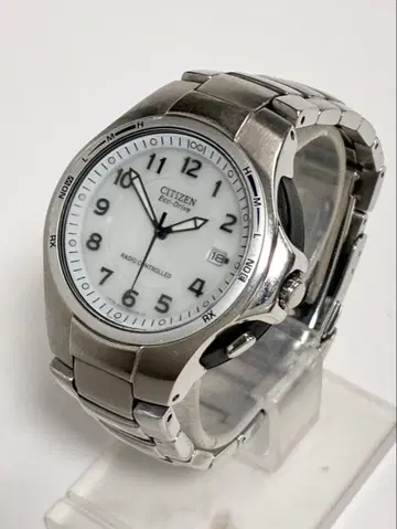 CITIZEN Eco-Drive 시티즌 전파 솔라 손목시계 데이트 작동