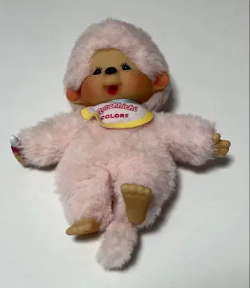 몽치치 핑크 봉제 인형 키링