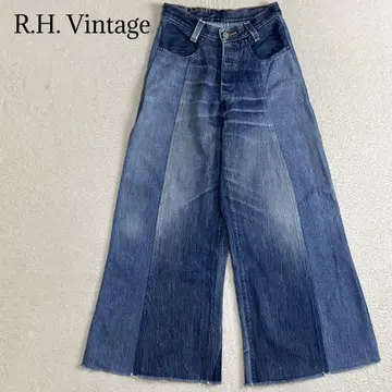 RH 빈티지 패치워크 데님 와이드 팬츠 론 헤르만 XS