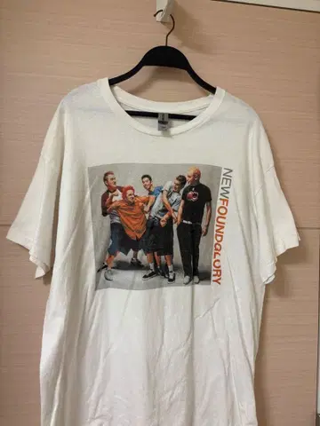 NEW FOUND GLORY 2001 여름 투어 티셔츠 XL