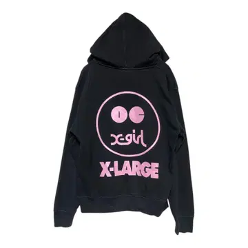 X-girl X-LARGE 식전 개시 후드티 콜라보 맨투맨 블랙