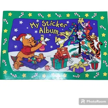 새상품 빈티지 Sandylion 푸우 씰 앨범