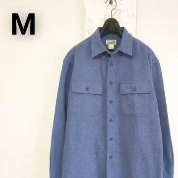 새상품급 L.L Bean 엘엘빈 샤모어 셔츠 플란넬 셔츠 블루 M