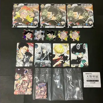 아마노 아키라 전시회 바리아 아크릴 퍼즐 마그넷 스티커 잔자스 스쿠알로