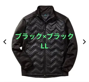 [ 새상품 ] 워크맨 MIX 다운 크로스 쉴드 자켓 LL 블랙 x 블랙