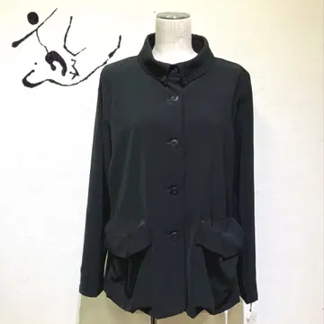 새상품 코타케 타다시 (유) 블랙 셔츠 자켓 포켓이 특징적