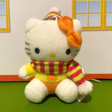 키티 레트로 마스코트 키링