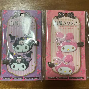 산리오 마이멜로디 쿠로미 앞머리 클립
