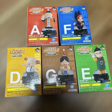 드래곤볼 제일복권 어셈블 컬렉션 5종 세트