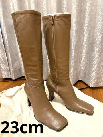 DIANA 다이애나 부츠 롱 부츠 힐 가죽 23