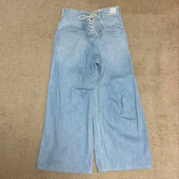 Lee 리 데님 레이스업 데님 하이웨스트 데님